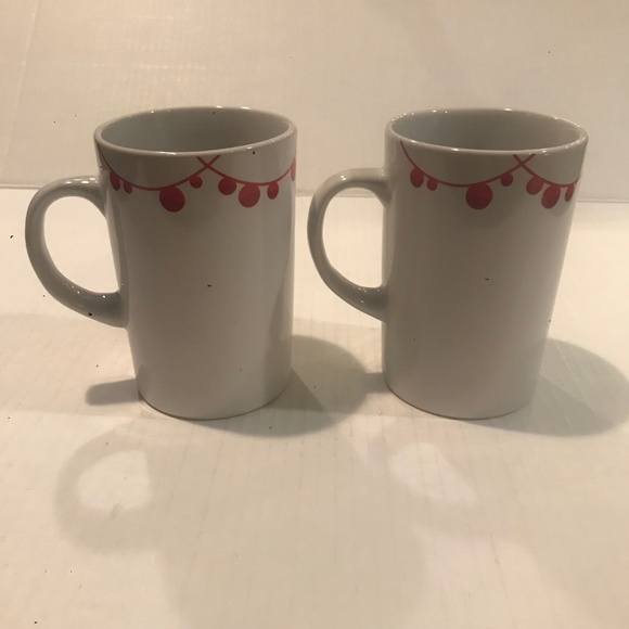 Set Of 2 Starbucks “ Holiday Lights” Coffee Mugs 2012 - 10.8 fl.oz - Picture 2 of 7